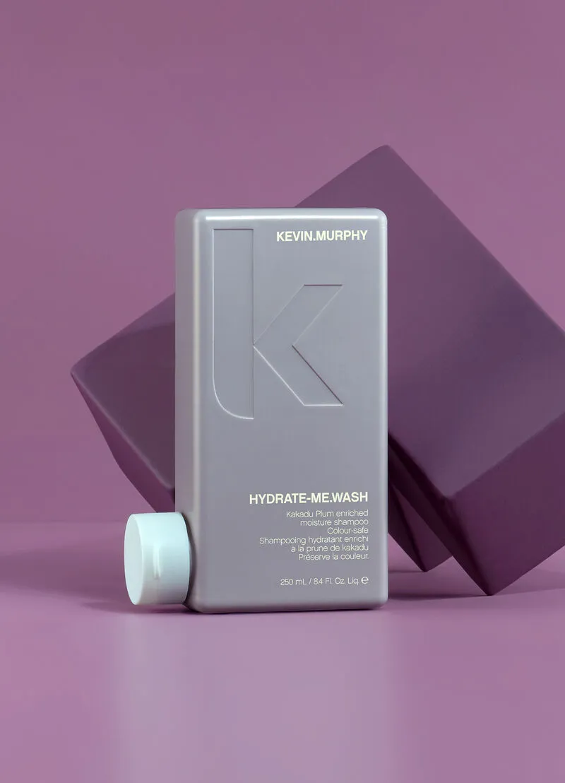 Kevin.Murphy Hydrate-Me Wash and Rinse duo with kakadu plum for deep moisture in curly hair
