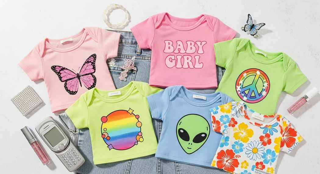 Baby Tees The Quintessential Y2K Staple