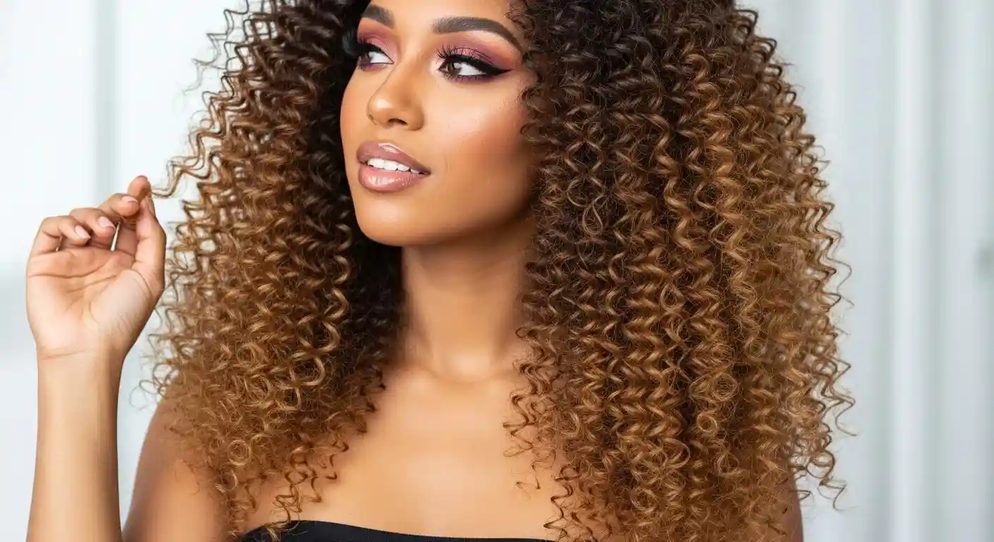 Bohemian crochet hair styles with curls