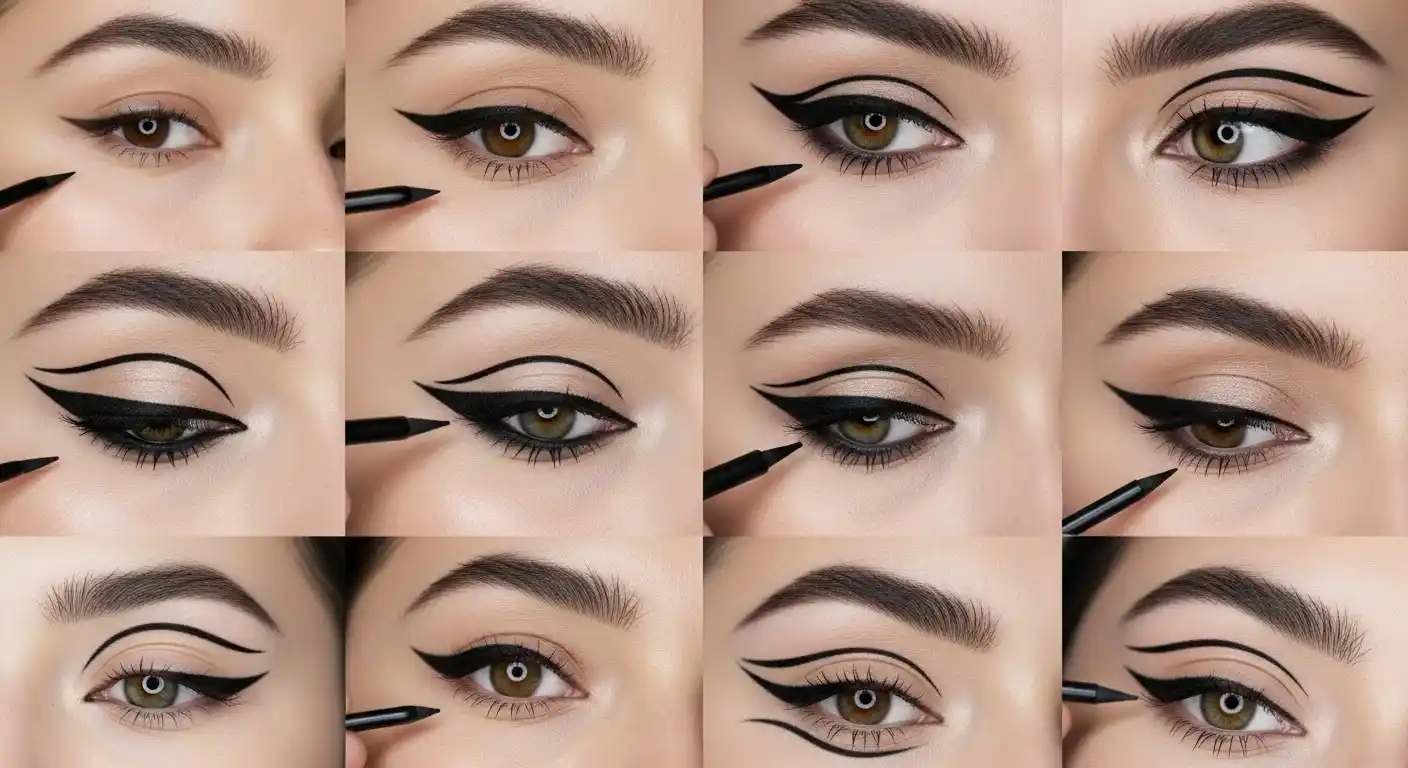 Different eyeliner styles