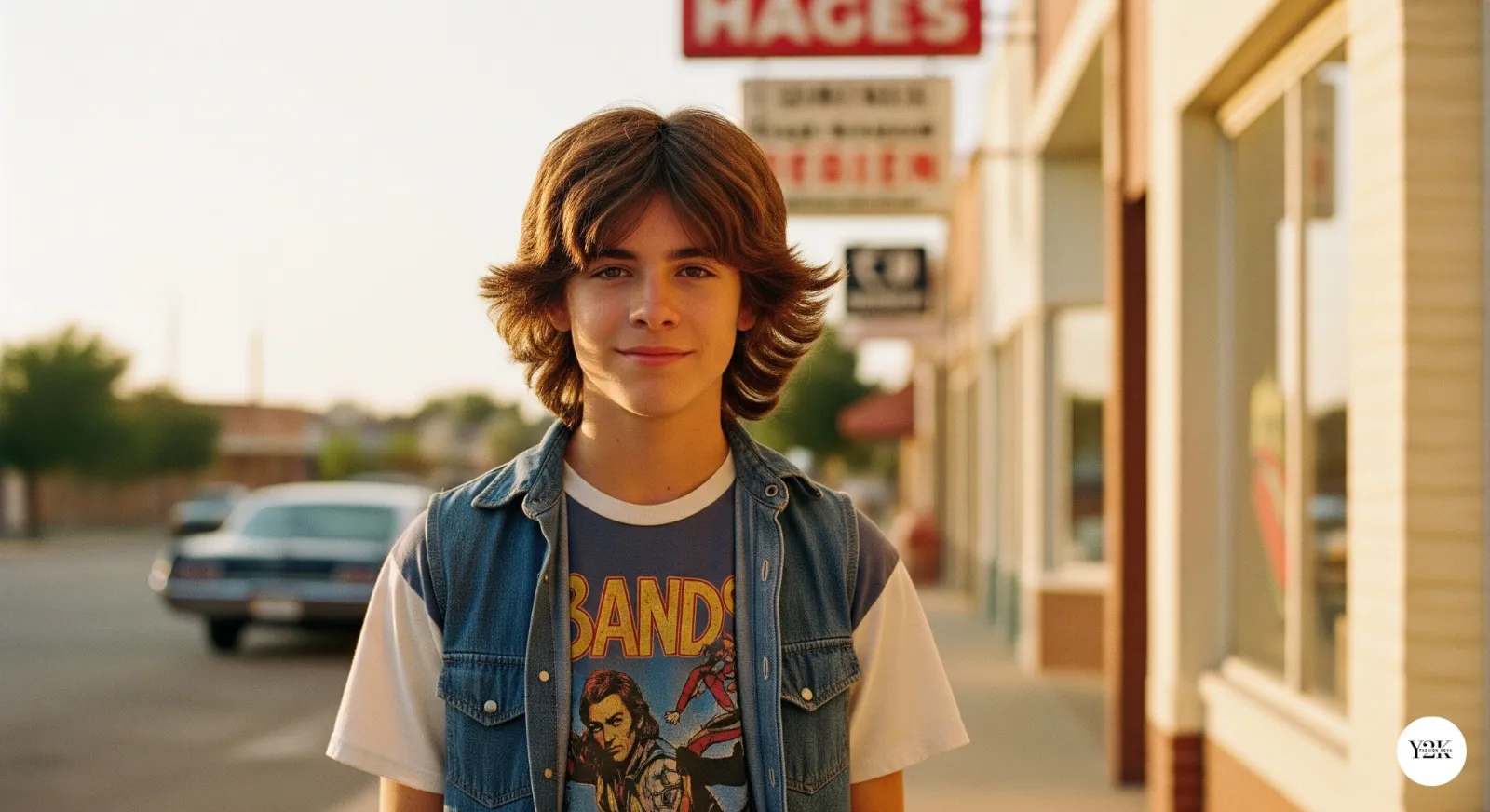 Teen boy with medium shag hairstyle for relaxed, effortless look